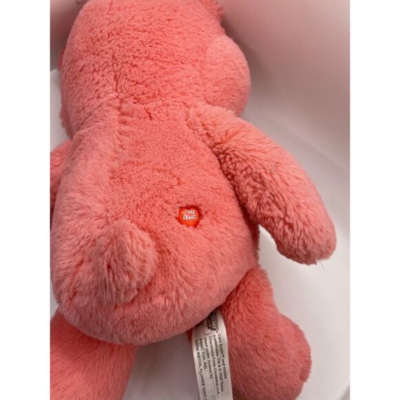 Loves A Lot Bear Care Bears 13" Pink Plush Stuffed Animal Two Hearts Tummy 2020 - Picture 5 of 6